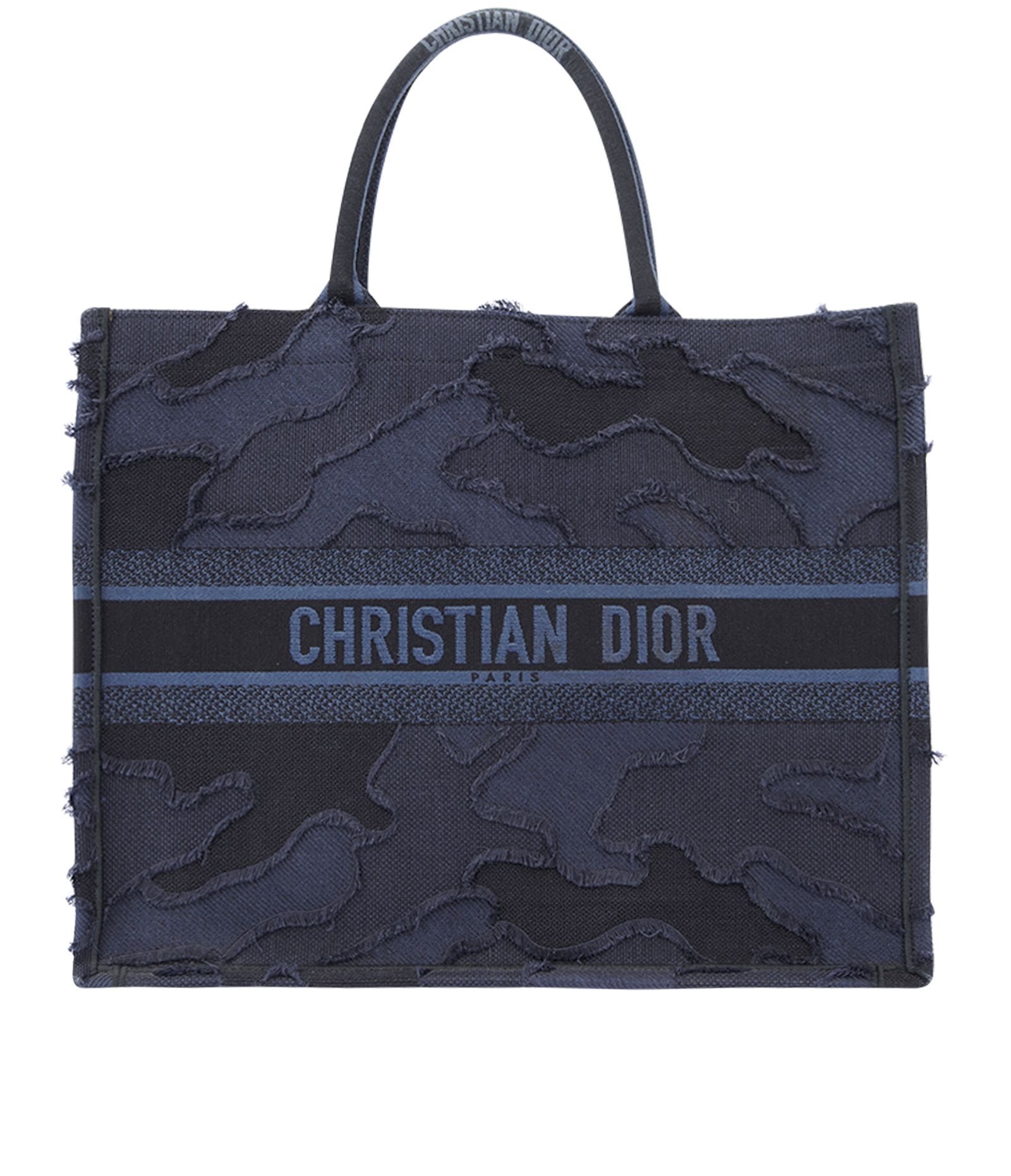 Large Camouflage Book Tote Christian Dior Designer Exchange